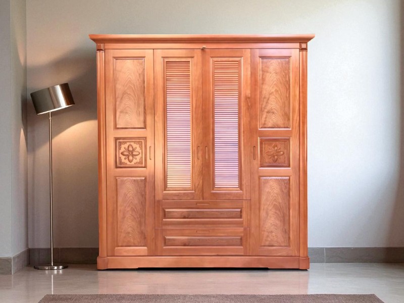 Tủ Quần Áo Gỗ MDF Lõi Xanh Chống Ẩm Tốt 2 Tủ quần áo gỗ MDF lõi xanh