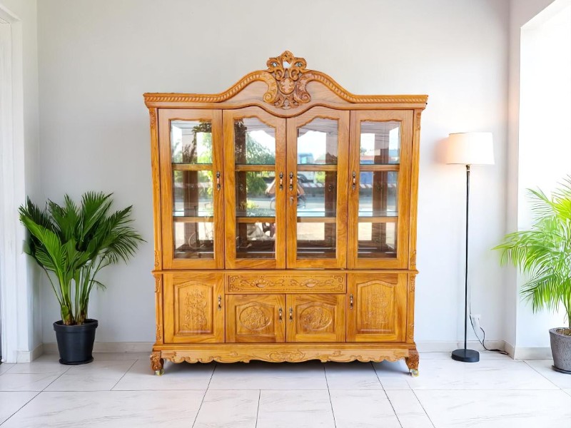 Tủ rượu góc phòng khách