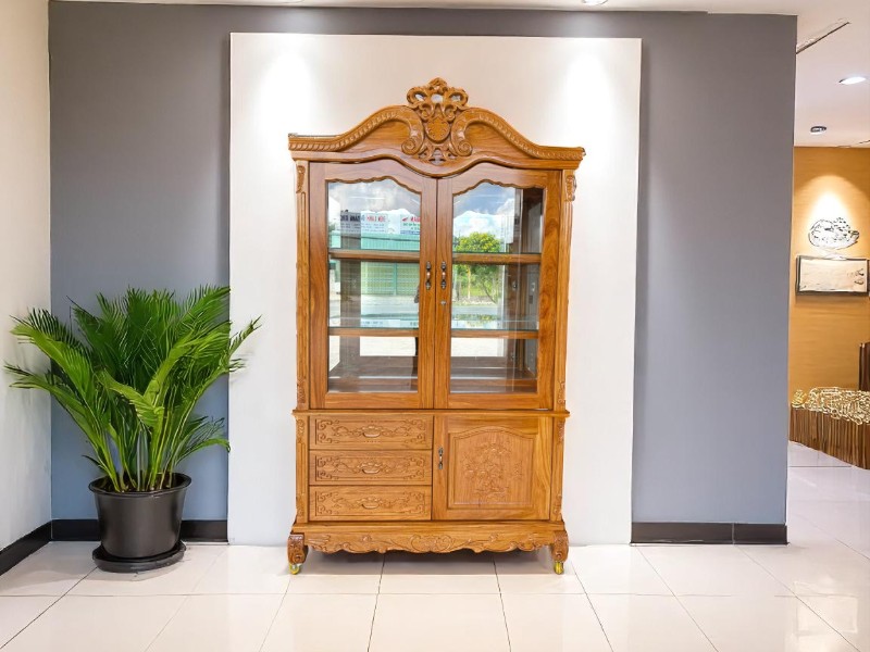 Tủ rượu góc phòng khách