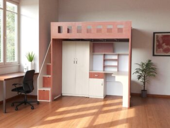 Giường tầng kết hợp bàn học