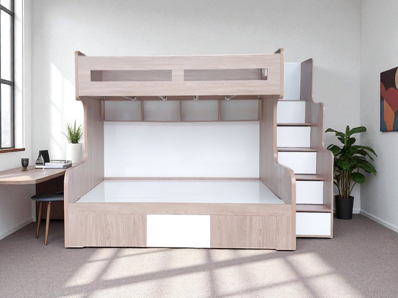 Giường tầng người lớn 2m Rộng Rãi 3 Giường tầng người lớn 2m