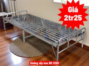 Giường xếp inox