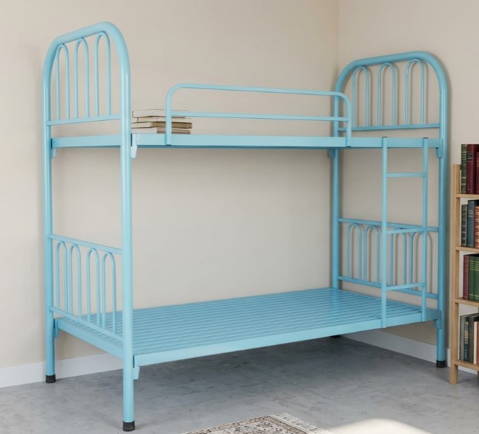 Giường Tầng Sắt Giá Rẻ Nhất TPHCM Cho Gia Đình Và Ký Túc Xá 6 Giường tầng sắt bền đẹp có lan can an toàn cho trẻ nhỏ