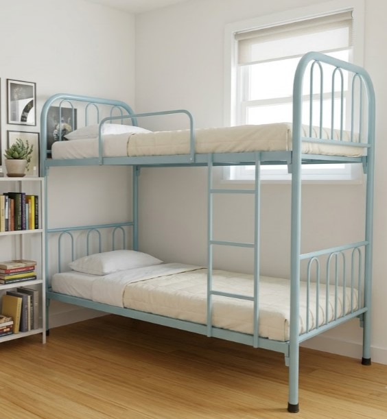 Giường Tầng Sắt Giá Rẻ Nhất TPHCM Cho Gia Đình Và Ký Túc Xá 8 So sánh giường tầng sắt bền đẹp với giường tầng gỗ giá rẻ