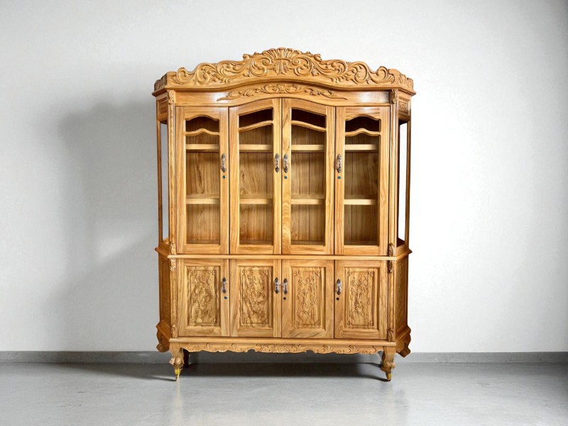 Tủ rượu gỗ sồi