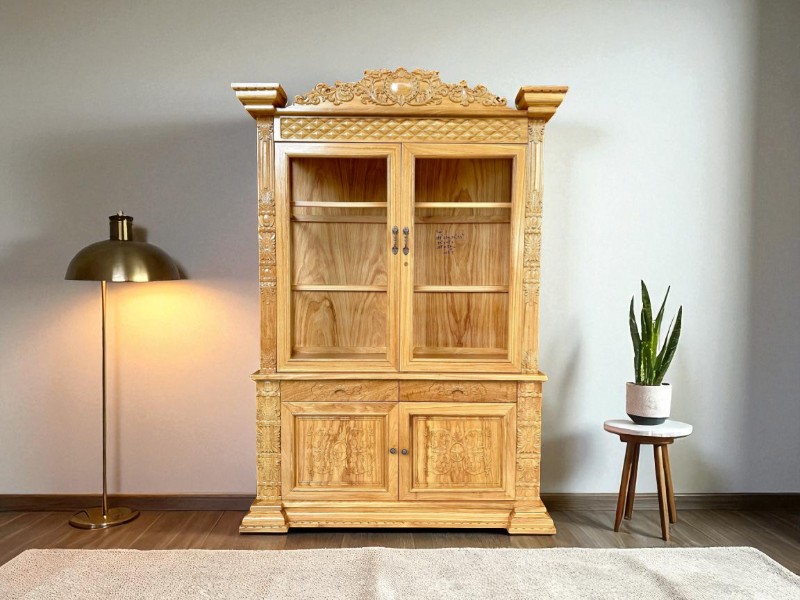 Tủ rượu quầy bar gỗ