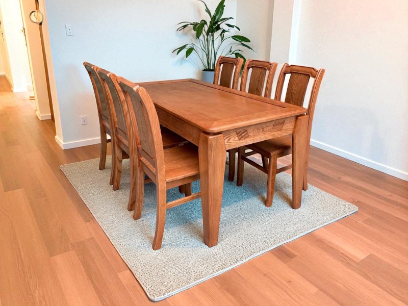 Bàn ăn gỗ 6 người