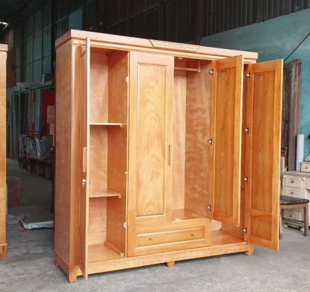 Giá tủ quần áo gỗ sồi bao nhiêu?
