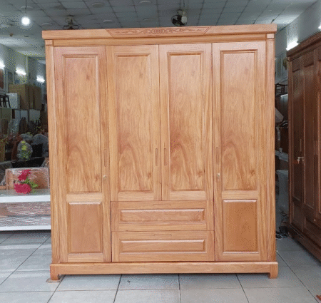 Giá tủ quần áo gỗ tự nhiên bao nhiêu?