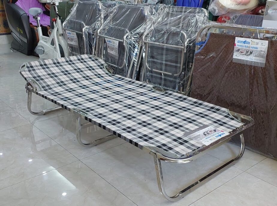 Giường Sắt Xếp 2025 – Mẫu Mới Khung Sắt Bền & Gọn 12 Giường Sắt Xếp 2025