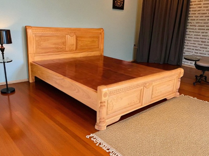 Giường gỗ công nghiệp 2025 Lựa chọn hoàn hảo cho không gian hiện đại