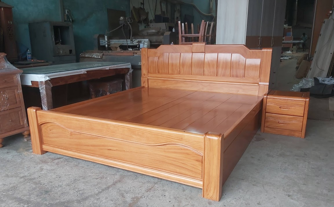 Giường gỗ công nghiệp 2025 Lựa chọn hoàn hảo cho không gian hiện đại