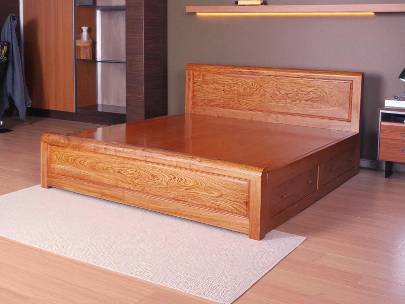 Giường ngủ đặt ngang cửa ra vào