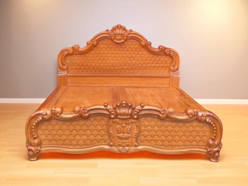 Mua giường ngủ gỗ tự nhiên ở đâu uy tín