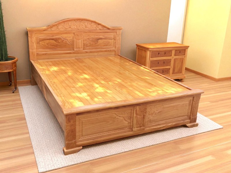 Mua giường ngủ gỗ tự nhiên ở đâu uy tín