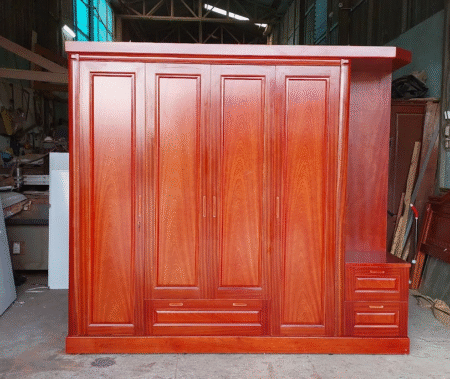 Tủ quần áo gỗ sồi giá bao nhiêu tiền?