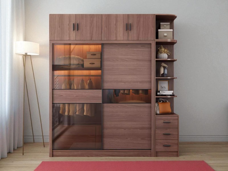 Tủ quần áo gỗ sồi giá bao nhiêu tiền?