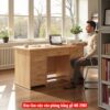 Bàn làm việc văn phòng bằng gỗ MS 2961