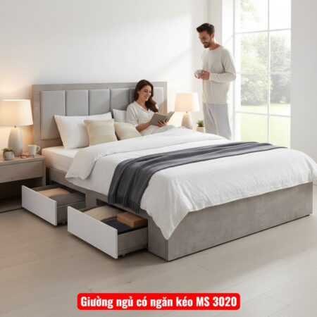 Giường ngăn kéo MS 3020