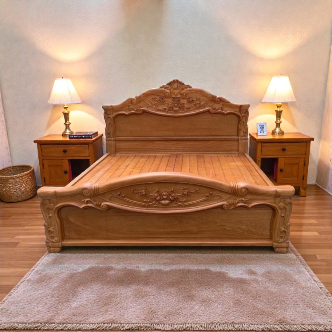 5 Lợi Ích Khi Dùng Giường Ngủ Gỗ Tự Nhiên 3 Giường ngủ gỗ bền đẹp