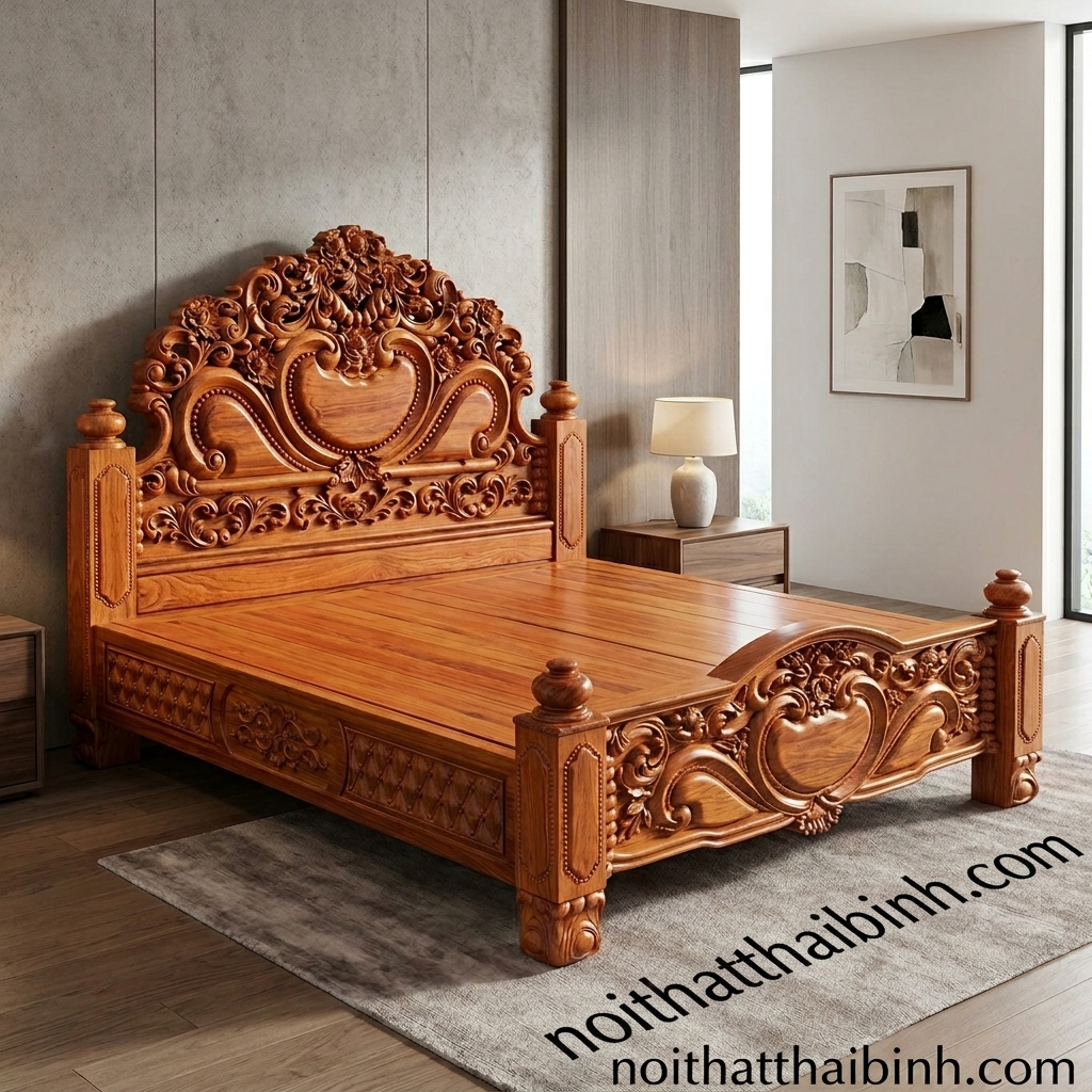 Lợi ích khi dùng giường ngủ gỗ