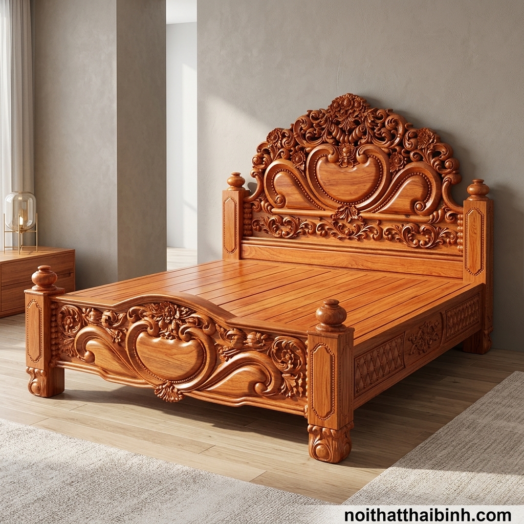 Kinh nghiệm mua giường gỗ