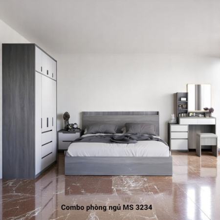 Combo giường tủ phòng ngủ MS 3234