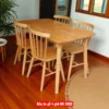 Bàn ăn gỗ 4 ghế MS 3089