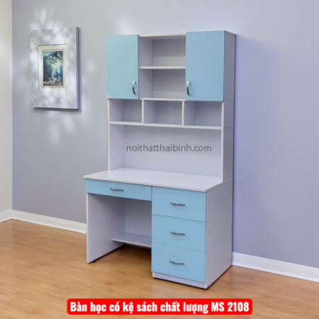 Bàn học có kệ sách chất lượng MS 2108