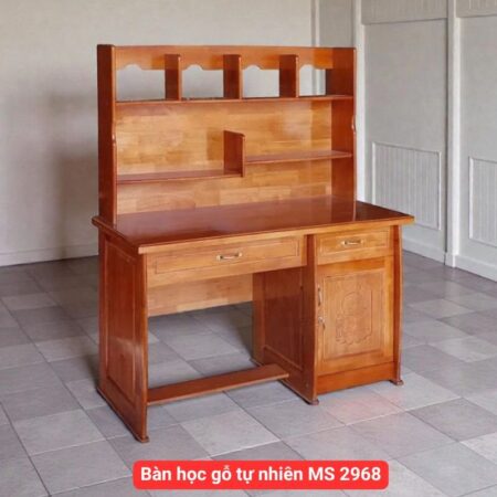 Bàn học gỗ tự nhiên MS 2968