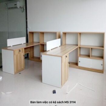 Bàn làm việc có kệ sách MS 3114