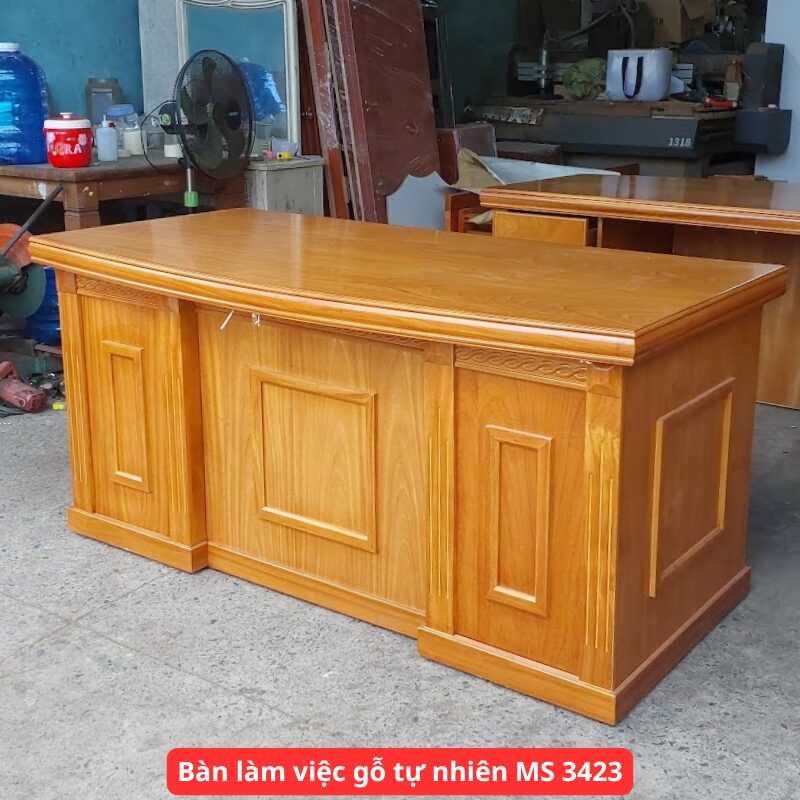 Bàn làm việc văn phòng cao cấp MS 3423 1 Bàn làm việc văn phòng cao cấp MS 3423