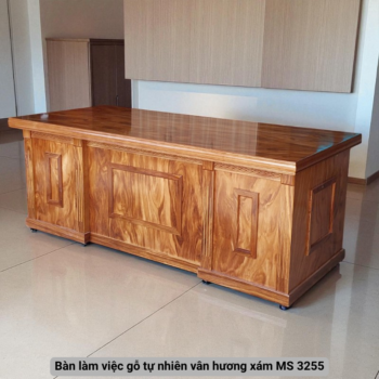 Bàn làm việc gỗ tự nhiên MS 3255