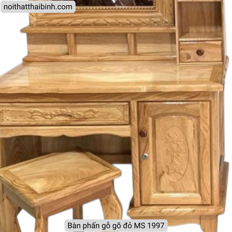 Bàn phấn gỗ gõ đỏ MS 1997 2 Bàn phấn gỗ gõ đỏ MS 1997 - Ảnh 2