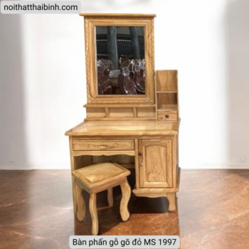 Bàn trang điểm gỗ gõ đỏ MS 3243 34 Bàn phấn gỗ gõ đỏ MS 1997