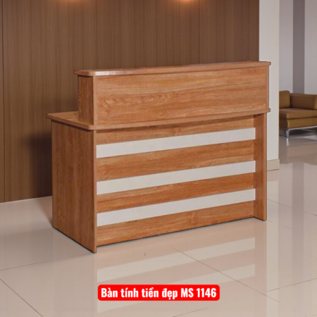 Bàn Quầy Tính Tiền MDF Lõi Xanh MS 1146