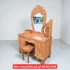 Bàn trang điểm gỗ gõ đỏ MS 3385 2 Bàn trang điểm gỗ gõ đỏ MS 3385