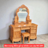 Bàn trang điểm gỗ tự nhiên cao cấp MS 3391 2 Bàn trang điểm gỗ tự nhiên cao cấp MS 3391