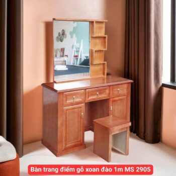 Bàn trang điểm MS 9784 Giá 0m8 = 2.600.000 đ 30 Bàn trang điểm gỗ xoan đào 1m MS 2905