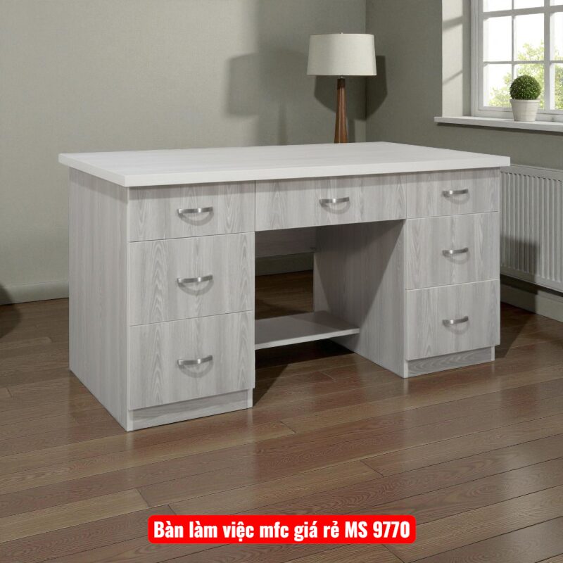 Bàn làm việc MFC chống trầy MS 9770 1 Bàn làm việc MFC chống trầy MS 9770