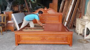 Báo Giá Giường Gỗ Xoan Đào 1m8x2m