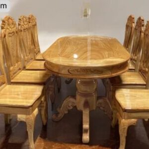 Bộ bàn ăn 8 ghế MS 3084 9 Bộ bàn ăn 8 ghế MS 3084