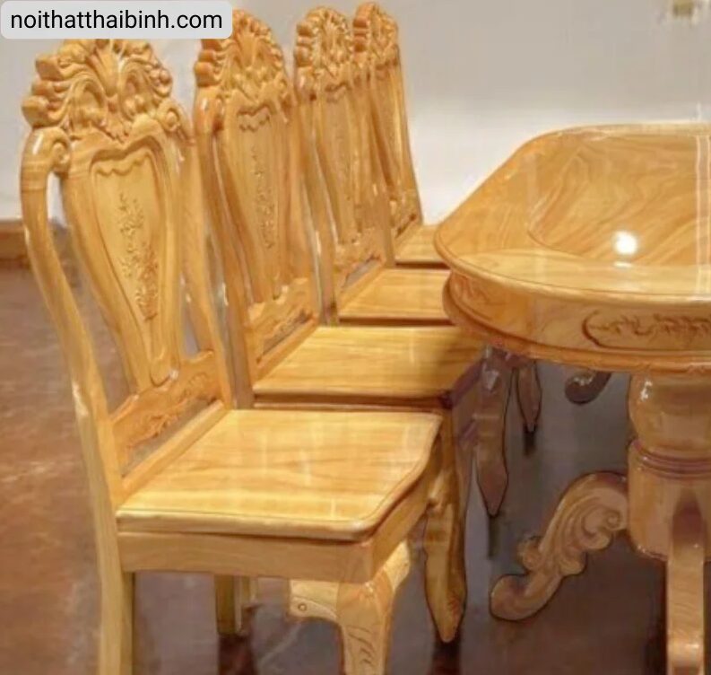 Bộ bàn ăn 8 ghế MS 3084 6 Bộ bàn ăn 8 ghế MS 3084 - Ảnh 6