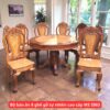 Bộ bàn ăn 8 ghế gỗ tự nhiên cao cấp MS 3363 2 Bộ bàn ăn 8 ghế gỗ tự nhiên cao cấp MS 3363
