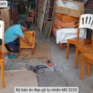 Bộ bàn ăn đẹp MS 3220 12 Bộ bàn ăn đẹp MS 3220