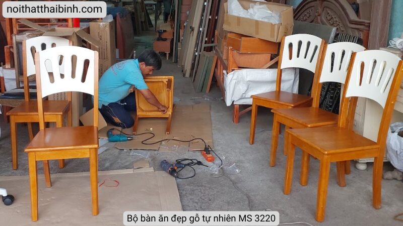 Bộ bàn ăn đẹp MS 3220 6 Bộ bàn ăn đẹp MS 3220 - Ảnh 6