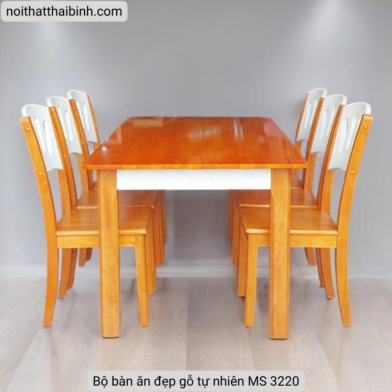 Bộ bàn ăn đẹp MS 3220 1 Bộ bàn ăn đẹp MS 3220