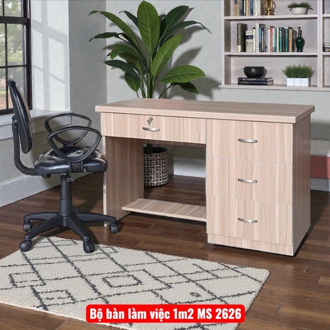 Bộ bàn làm việc 1m2 MS 2626 1 Bộ bàn làm việc 1m2 MS 2626