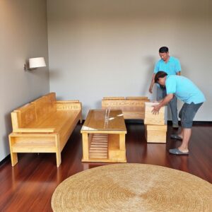 Bộ sa lông gỗ phòng khách MS 2922