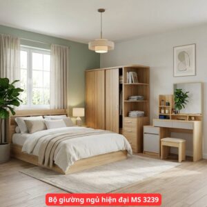 Bộ phòng ngủ MS 9851 Giá bộ = 13.900.000 34 Bộ giường ngủ hiện đại MS 3239